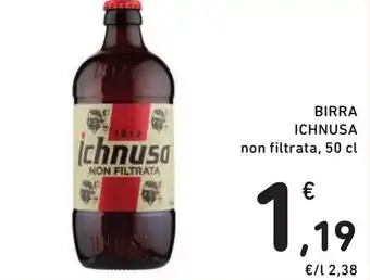 Spazio Conad BIRRA ICHNUSA non filtrata, 50 cl offerta