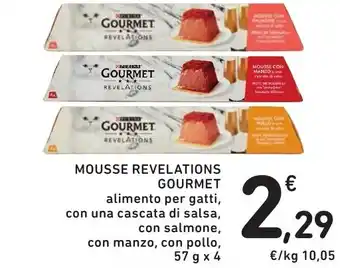 Spazio Conad MOUSSE REVELATIONS GOURMET 57 g x 4 offerta
