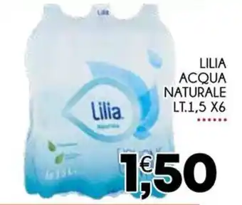LILIA ACQUA NATURALE LT.1,5 X6