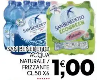 Enne Market SAN BENEDETTO ACQUA NATURALE / FRIZZANTE CL50 X6 offerta