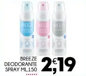 Enne Market BREEZE DEODORANTE SPRAY ML150 offerta