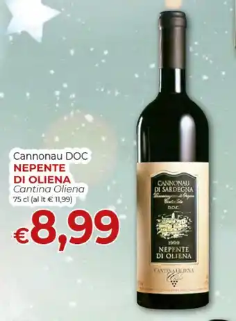 Cannonau DOC NEPENTE DI OLIENA Cantina Oliena 75 cl