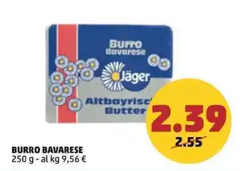 PENNY Jäger BURRO BAVARESE 250 g offerta