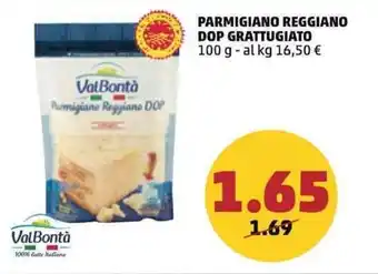 PENNY ValBontà PARMIGIANO REGGIANO DOP GRATTUGIATO 100 g offerta