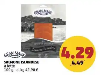 PENNY GRAN MARE SALMONE ISLANDESE a fette 100 g offerta