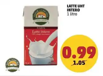PENNY LATTE UHT INTERO 1 litro offerta