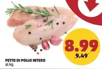 PENNY PETTO DI POLLO INTERO offerta