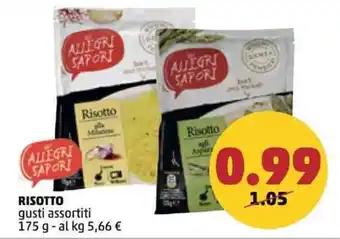 PENNY RISOTTO gusti assortiti 175 g offerta