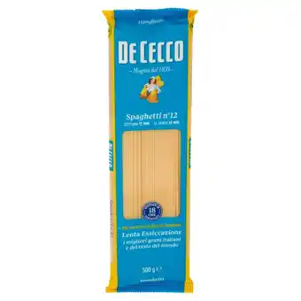 Ipercoop PASTA DI SEMOLA DE CECCO offerta