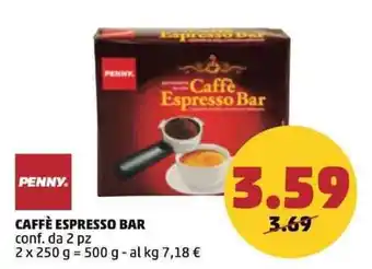 PENNY PENNY CAFFÈ ESPRESSO BAR conf. da 2 pz 2 x 250 g offerta