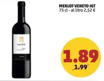 PENNY MERLOT VENETO IGT 75 cl offerta