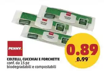 PENNY COLTELLI, CUCCHIAI E FORCHETTE conf. da 15 pz