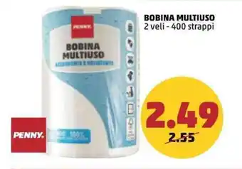 PENNY PENNY BOBINA MULTIUSO 2 veli-400 strappi offerta