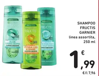 Spazio Conad SHAMPOO FRUCTIS GARNIER linea assortita, 250 ml offerta