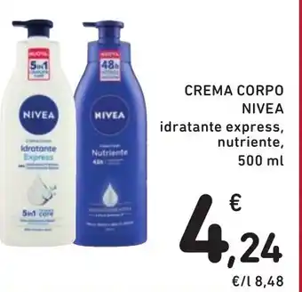 Spazio Conad CREMA CORPO NIVEA 500 ml offerta