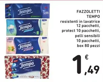 Spazio Conad FAZZOLETTI TEMPO offerta
