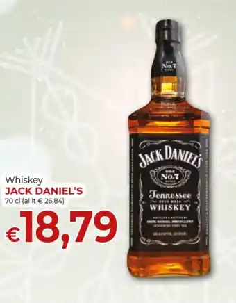 Whiskey JACK DANIEL'S 70 cl