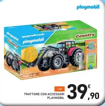 Spazio Conad TRATTORE CON ACCESSORI PLAYMOBIL offerta