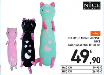 Spazio Conad PELUCHE MOMOMI CISAI NICE offerta