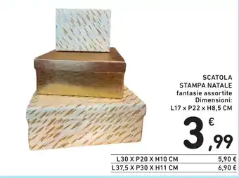 Spazio Conad SCATOLA STAMPA NATALE offerta