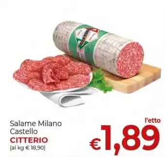 Salame Milano Castello CITTERIO