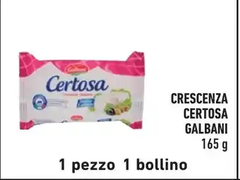 Spazio Conad CRESCENZA CERTOSA GALBANI 165 g offerta