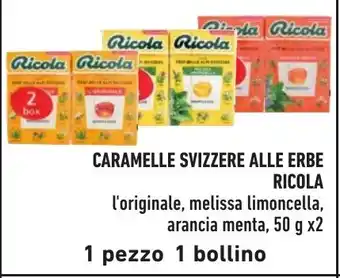 Spazio Conad CARAMELLE SVIZZERE ALLE ERBE RICOLA offerta