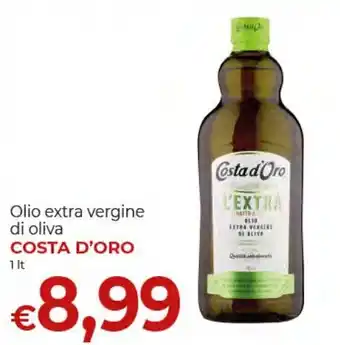 Olio extra vergine di oliva COSTA D'ORO 1 lt