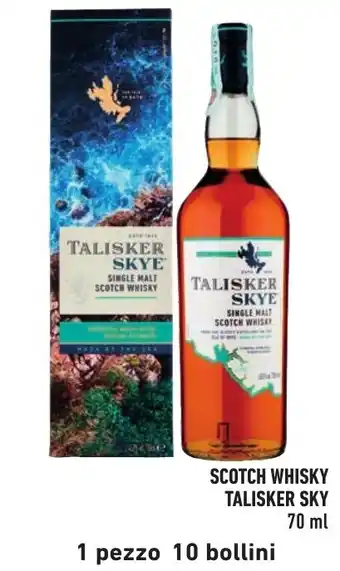 Spazio Conad SCOTCH WHISKY TALISKER SKY 70 ml offerta