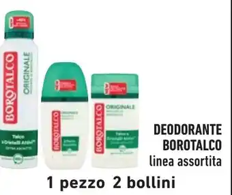 Spazio Conad DEODORANTE BOROTALCO linea assortita offerta