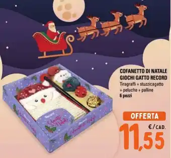 Spazio Conad COFANETTO DI NATALE GIOCHI GATTO RECORD offerta