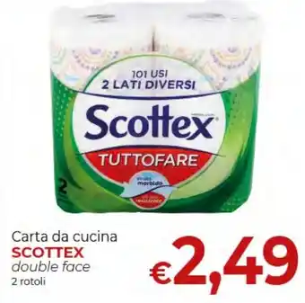 Carta da cucina SCOTTEX double face 2 rotoli
