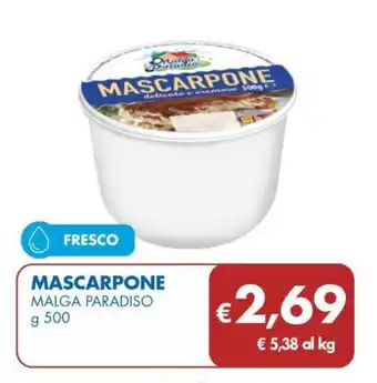 MD Discount MASCARPONE MALGA PARADISO g 500 offerta