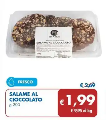 MD Discount SALAME AL CIOCCOLATO 200 g offerta