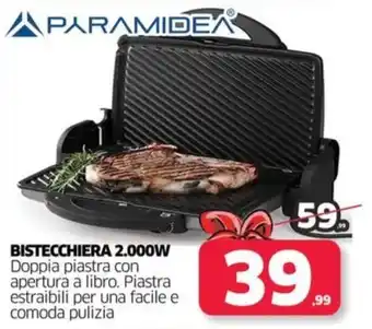 Telitaly PARAMIDEX BISTECCHIERA 2.000W offerta