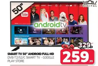 Telitaly SMART TV 50" ANDROID FULL-HD offerta