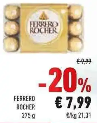 Conad Superstore FERRERO ROCHER 375 g offerta