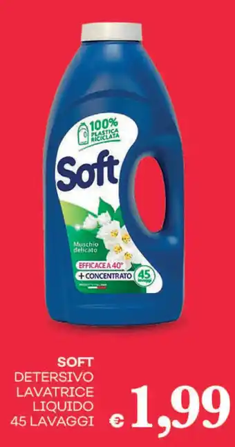 Pilato SOFT DETERSIVO LAVATRICE LIQUIDO 45 LAVAGGI offerta