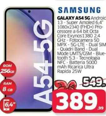 Telitaly SAMSUNG GALAXY A54 5G offerta