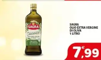 Il Centro Superstore SAGRA OLIO EXTRA VERGINE DI OLIVA 1 LITRO offerta