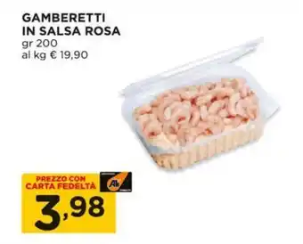GAMBERETTI IN SALSA ROSA gr 200