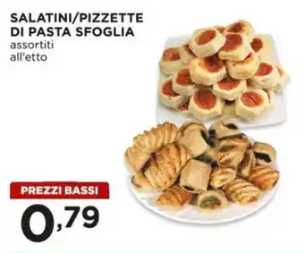 Alì Supermercati SALATINI/PIZZETTE DI PASTA SFOGLIA assortiti offerta