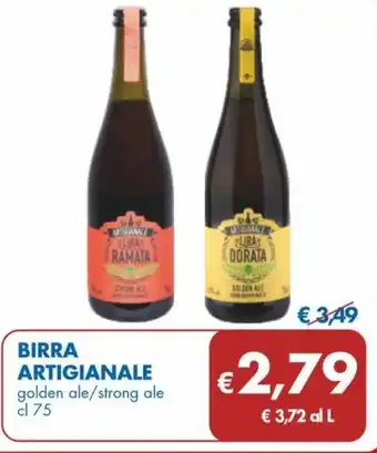 MD Discount BIRRA ARTIGIANALE golden ale/strong ale cl 75 offerta