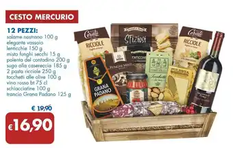 MD Discount CESTO MERCURIO 12 PEZZI offerta