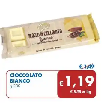 MD Discount CIOCCOLATO BIANCO 200 g offerta