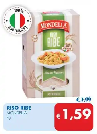 MD Discount RISO RIBE MONDELLA 1 kg offerta