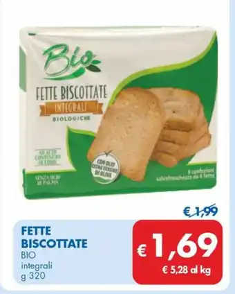 MD Discount FETTE BISCOTTATE BIO integrali g 320 offerta