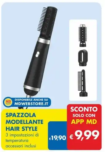 MD Discount SPAZZOLA MODELLANTE HAIR STYLE offerta