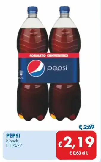MD Discount PEPSI bipack L 1,75x2 offerta