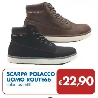 MD Discount SCARPA POLACCO UOMO ROUTE66 colori assortiti offerta